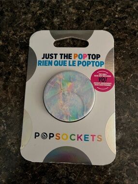 PopSocket Just The PopTop Iridescent Marble Phone Grip - Pastel Multicolor